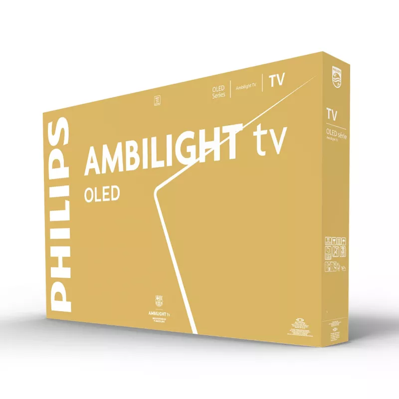 Philips 48OLED770 121.9 cm (48 cali) Telewizor Smart TV 4K Ultra HD Wi-Fi Czarny