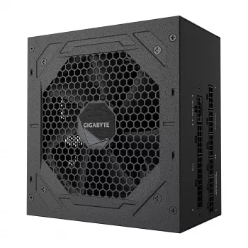 Zasilacz GIGABYTE UD750GM PG5 V2 – PCIe Gen 5.1, 80 PLUS Gold, w pełni modułowy, wentylator 120 mm, kompatybilny z ATX 3.1, wtyczka EU