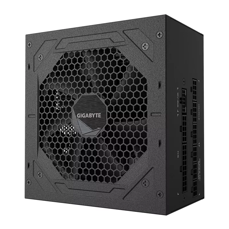 Zasilacz GIGABYTE UD750GM PG5 V2 – PCIe Gen 5.1, 80 PLUS Gold, w pełni modułowy, wentylator 120 mm, kompatybilny z ATX 3.1, wtyczka EU