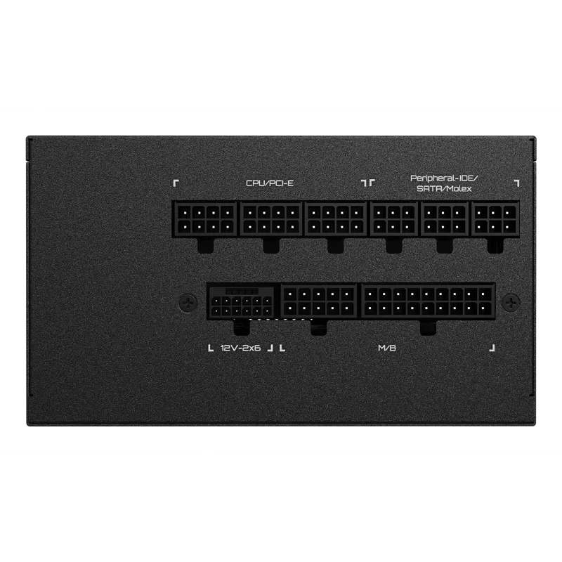 Zasilacz GIGABYTE UD750GM PG5 V2 – PCIe Gen 5.1, 80 PLUS Gold, w pełni modułowy, wentylator 120 mm, kompatybilny z ATX 3.1, wtyczka EU