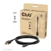 CLUB3D CAC-1563 adapter kabla wideo 2 m USB Type-C DisplayPort czarny