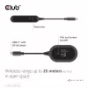 CLUB3D Bezprzewodowy USB-C® na HDMI™, 1920 x 1080 pikseli, nadajnik i odbiornik AV, przewodowy i bezprzewodowy, czarny, HDCP