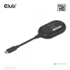 CLUB3D Bezprzewodowy USB-C® na HDMI™, 1920 x 1080 pikseli, nadajnik i odbiornik AV, przewodowy i bezprzewodowy, czarny, HDCP
