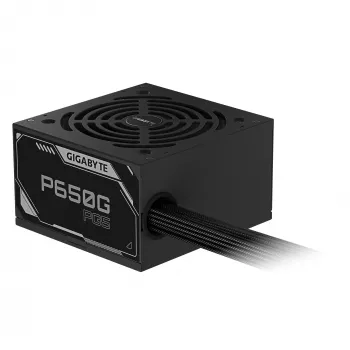 Zasilacz GIGABYTE P650G PCIE 5.1 – PCIe 5.1, 80 PLUS srebrny, wentylator 120 mm, kompatybilny z ATX 3.1, wtyczka EU