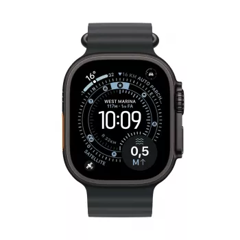Smartwatch Apple Watch Ultra 3 GPS + Cellular 49mm Czarna Tytanowa Koperta z Czarnym Paskiem Ocean