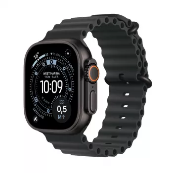 Smartwatch Apple Watch Ultra 3 GPS + Cellular 49mm Czarna Tytanowa Koperta z Czarnym Paskiem Ocean