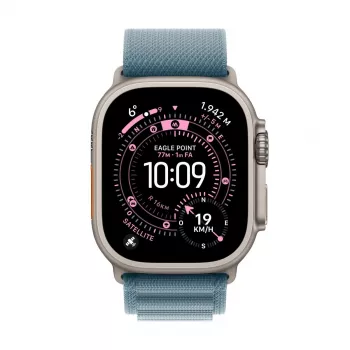 APPLE Watch Ultra 3 (2025) LTE 49mm Titanium Koperta z pętlą Alpine Loop Medium - Niebieski
