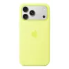 APPLE iPhone 17 Pro Max - silikonowe etui z MagSafe - Neon żółty
