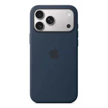 APPLE iPhone 17 Pro Max - Silikonowe etui z MagSafe - Midnight