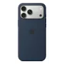 APPLE iPhone 17 Pro Max - Silikonowe etui z MagSafe - Midnight