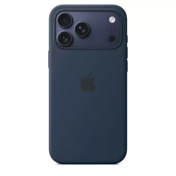 APPLE iPhone 17 Pro Max - Silikonowe etui z MagSafe - Midnight