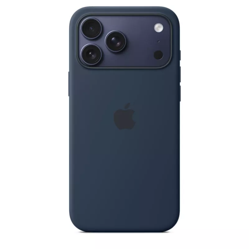 APPLE iPhone 17 Pro Max - Silikonowe etui z MagSafe - Midnight