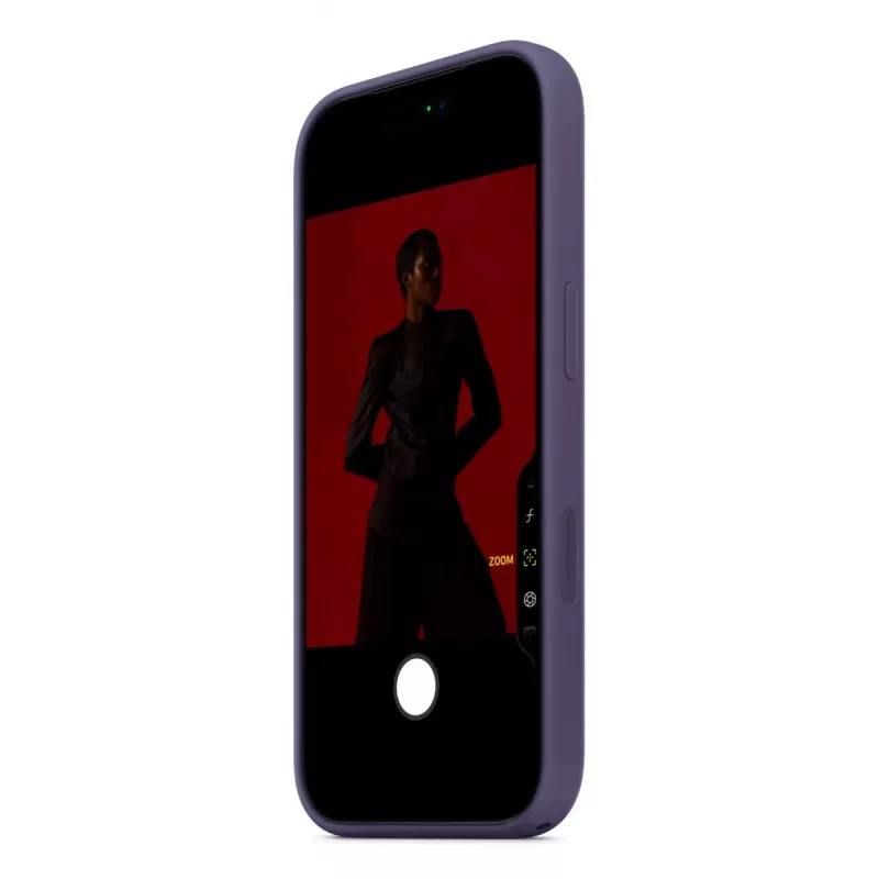 APPLE iPhone 17 Pro - Silikonowe etui z MagSafe - Purpurowa Mgła