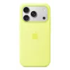 APPLE iPhone 17 Pro - Silikonowe etui z MagSafe - Neon żółty