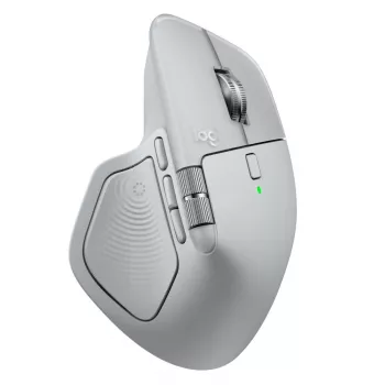 Mysz Logitech MX Master 4 — praworęczna, laser 8000 DPI, RF Wireless + Bluetooth, 8 przycisków, szary