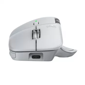 LOGITECH MX Master 4 dla Mac - Mysz bezprzewodowa - Biały Srebrny