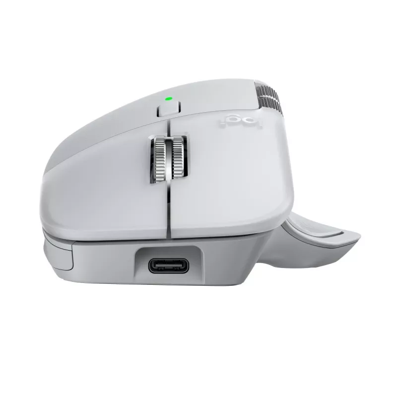 LOGITECH MX Master 4 dla Mac - Mysz bezprzewodowa - Biały Srebrny