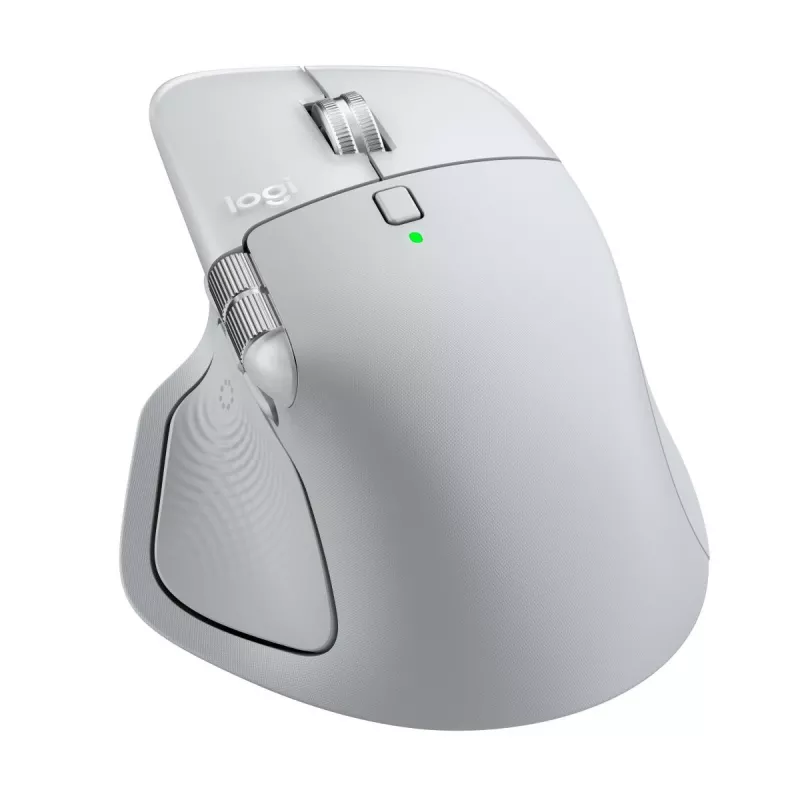 LOGITECH MX Master 4 dla Mac - Mysz bezprzewodowa - Biały Srebrny
