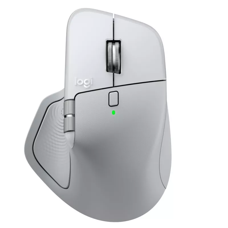 LOGITECH MX Master 4 dla Mac - Mysz bezprzewodowa - Biały Srebrny