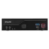 Shuttle Slim PC DH770, S1700, 2x HDMI, 2x DP, 2x 2.5G LAN, 2x COM, 8x USB, 1x 2.5 cala, 2x M.2, praca ciągła 24/7, w tym VESA
