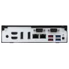 Shuttle Slim PC DH770, S1700, 2x HDMI, 2x DP, 2x 2.5G LAN, 2x COM, 8x USB, 1x 2.5 cala, 2x M.2, praca ciągła 24/7, w tym VESA