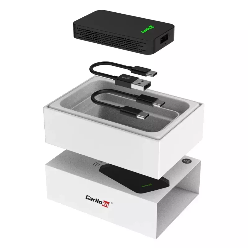 Odbiornik multimedialny samochodowy Carlinkit CPC200-2AIR Czarny Wi‑Fi 5 GHz / 2.4 GHz, Bluetooth 4.1, USB‑C