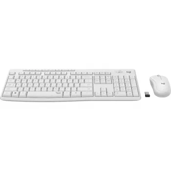 LOGITECH Mk295 Silent Wireless Combo Off biały Qwerty Dansk/ Norsk/ Svenska/ Suomalainen