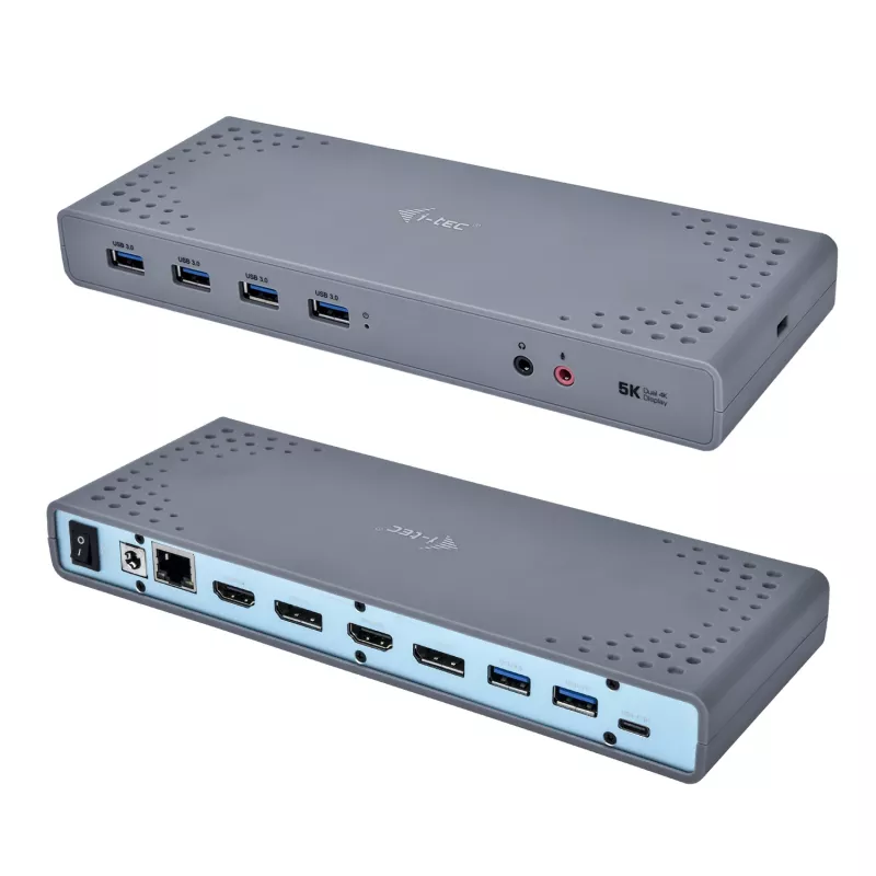 Stacja dokująca i-tec USB 3.0 / USB-C / Thunderbolt 3 z podwójnym wyświetlaczem