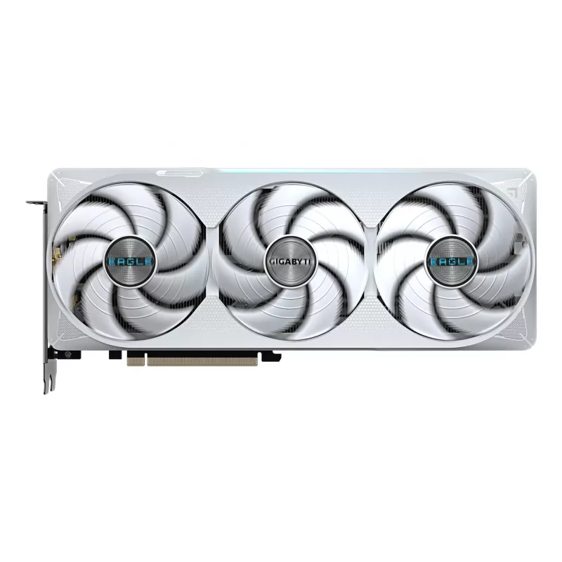 Karta graficzna GIGABYTE GeForce RTX 5070 Ti EAGLE OC ICE SFF 16G - 16 GB GDDR7, 256-bit, PCI-E 5.0, taktowanie rdzenia 2542 MHz, 3 x DP 2.1a, 1 x HDMI 2.1b, NVIDIA DLSS 4, GV-N507TEAGLEOC ICE-16GD