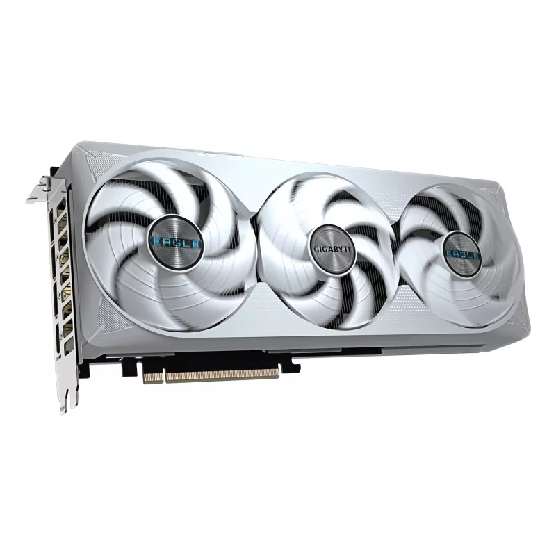 Karta graficzna GIGABYTE GeForce RTX 5070 Ti EAGLE OC ICE SFF 16G - 16 GB GDDR7, 256-bit, PCI-E 5.0, taktowanie rdzenia 2542 MHz, 3 x DP 2.1a, 1 x HDMI 2.1b, NVIDIA DLSS 4, GV-N507TEAGLEOC ICE-16GD