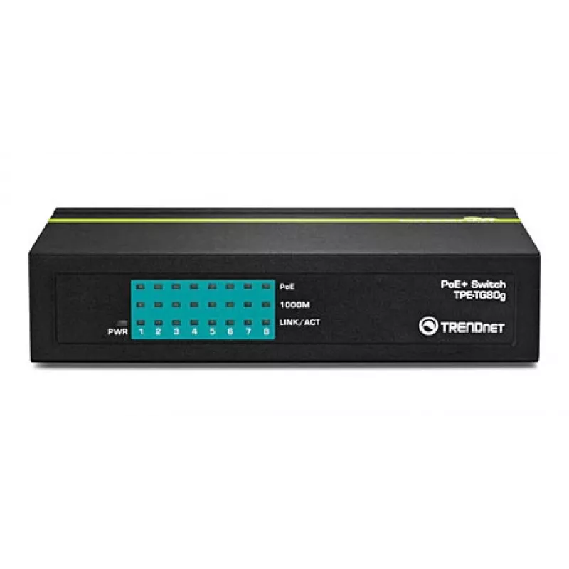 Przełącznik TRENDNET PoE+ 8-portowy Gigabit Greennet 8x Gbe PoE+
