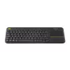 LOGITECH Bezprzewodowa klawiatura dotykowa K400 Plus - Czarny - Qwerty Uk