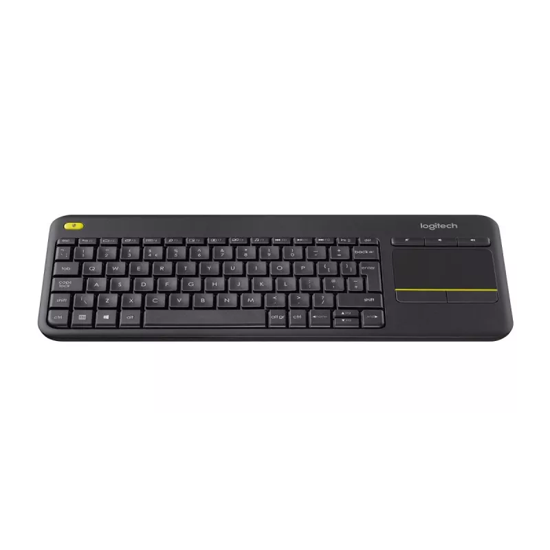 LOGITECH Bezprzewodowa klawiatura dotykowa K400 Plus - Czarny - Qwerty Uk