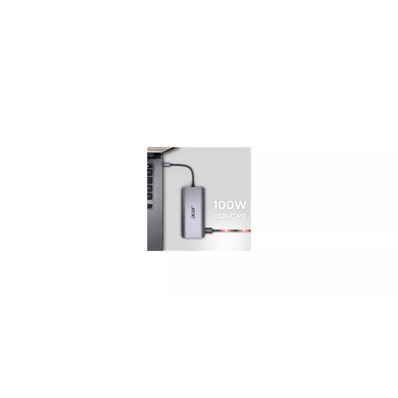 ACER 12w1 Dongle Type C Srebrny