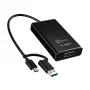 j5create JVA11-N 4K HDMI™ Adapter do przechwytywania, czarny, USB 3.2 Gen 1 (3.1 Gen 1), 3840 x 2160 pikseli, aluminium, 0,19 m, Tajwan