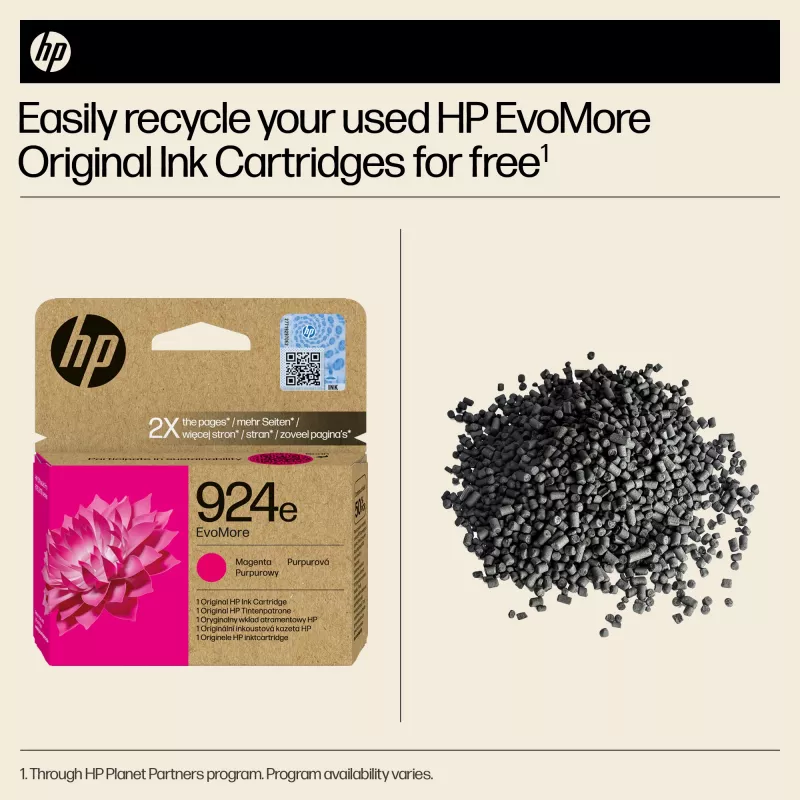 HP 924e EvoMore Magenta Oryginalny wkład atramentowy