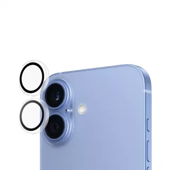 PanzerGlass ® Hoops® Osłona obiektywu aparatu Przezroczysta iPhone 16 | 16 Plus