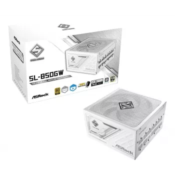 ASROCK Steel Legend SL-850G 850 W 80+ Gold biały zasilacz ATX