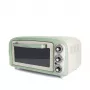 Piekarnik elektryczny Ariete 979 Design, 18 litrów, odpowiedni do pizzy 30 cm, 1380 W, 3 poziomy gotowania, minutnik 60 minut, stal nierdzewna, pastelowa zieleń