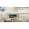 Piekarnik elektryczny Ariete 979 Design, 18 litrów, odpowiedni do pizzy 30 cm, 1380 W, 3 poziomy gotowania, minutnik 60 minut, stal nierdzewna, pastelowa zieleń