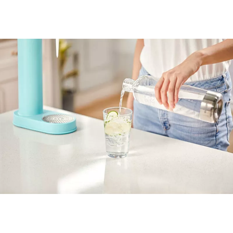 Philips ADD912/10 butelka do picia Codzienne użytkowanie 1000 ml Poli(tereftalan etylenu) (PET), Stal nierdzewna Stal nierdzewna, Przezroczysty