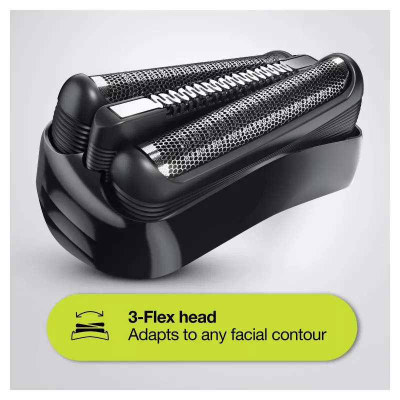 Braun Series 3 Shave&Style 300BT Golarka elektryczna, maszynka do golenia dla mężczyzn, czarno-zielona