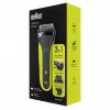 Braun Series 3 Shave&Style 300BT Golarka elektryczna, maszynka do golenia dla mężczyzn, czarno-zielona