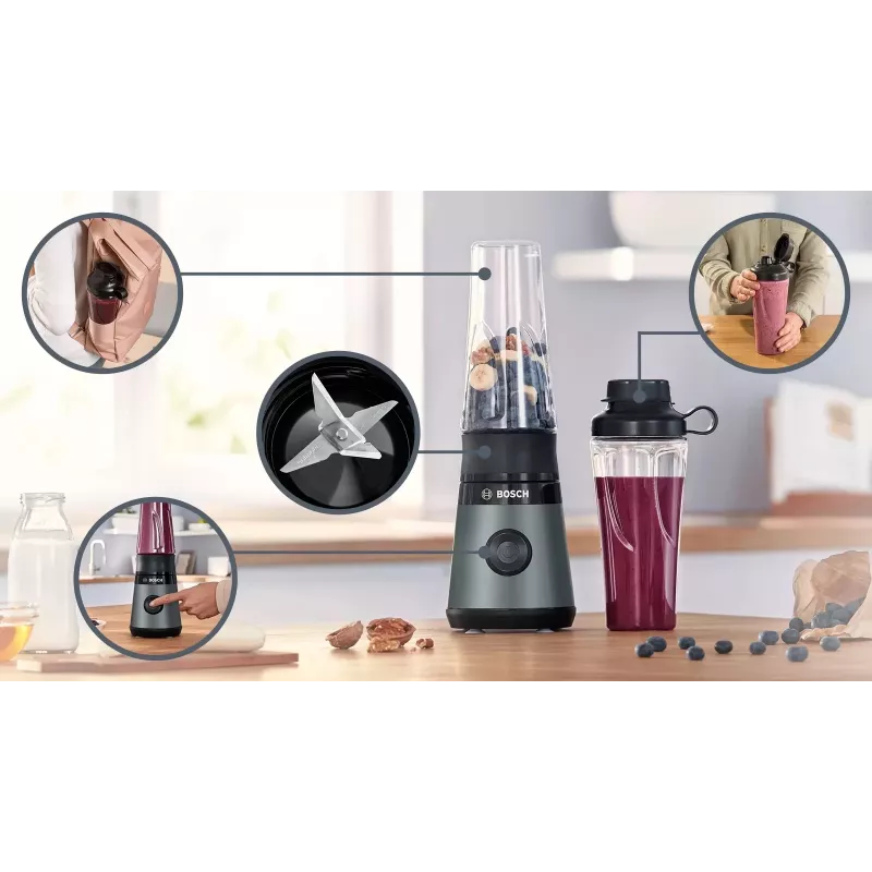 Bosch VitaPower MMB2111S blender 0,6 l blender stołowy 450 W srebrny