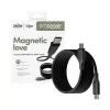 Kabel PanzerGlass empower™ by ® Magnetic 240W USB-C do USB-C | USB 2.0 | 1,5 m | Kosmiczna czerń