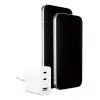 PanzerGlass empower™ by ® Turbo 70W Multiple Charger incl. 2 x USB-C + USB-A | EU Plug | srebrny biały