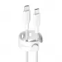 Kabel PanzerGlass empower™ by ® Racing 60W USB-C do USB-C | USB 2.0 | 1,2 m | srebrnobiały