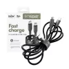 PanzerGlass empower™ by ® Racing 240W kabel USB-C na USB-C | USB 2.0 | 2M | Kosmiczna czerń