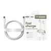 PanzerGlass empower™ by ® Racing 240W kabel USB-C do USB-C | USB 2.0 | 1,2 m | Srebrno-biały