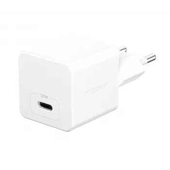 PanzerGlass empower™ by ® Turbo 30W Charger Single USB-C | EU Plug | srebrny biały